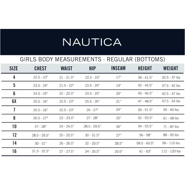 Nautica Girls School Uniform Bermuda Shorts Pull on Fit amp Stretchy Material Faux Button amp Functional PocketsKhaki