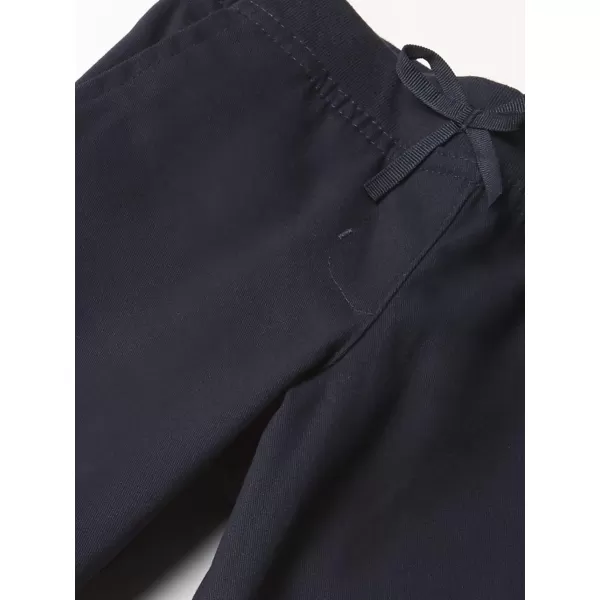 Nautica Girls School Uniform Bermuda Shorts Pull on Fit amp Stretchy Material Faux Button amp Functional PocketsNavy Pullon