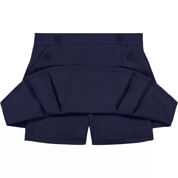 Nautica Girls School Uniform Stretch Poplin ScooterNavy