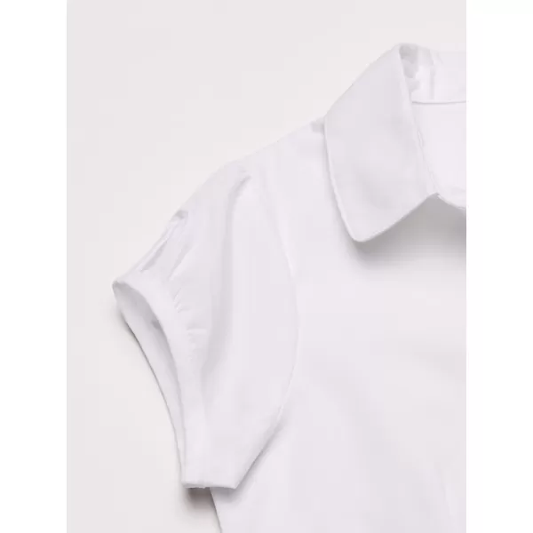 Nautica Girls Short Sleeve BlouseWhite