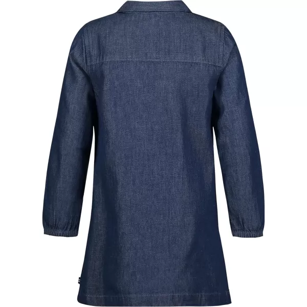 Nautica Girls Short Sleeve Chambray DressDark Rinse Chambray