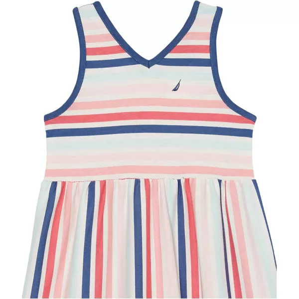 Nautica Girls Short Sleeve Jersey Tee Dress with Cinched WaistNautica Girls Short Sleeve Jersey Tee Dress with Cinched Waist