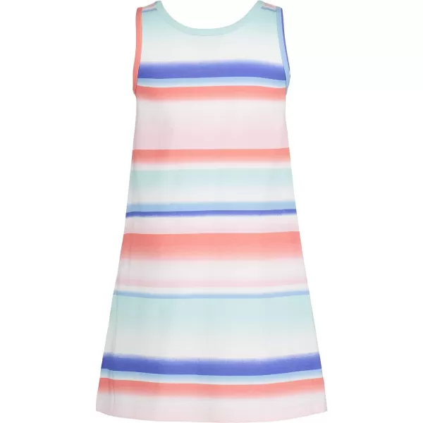 Nautica Girls Sleeveless Printed Tank DressBlue Light Stripe