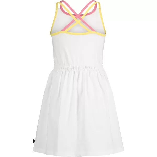 Nautica Girls Sleeveless Printed Tank DressWhite Multicolor