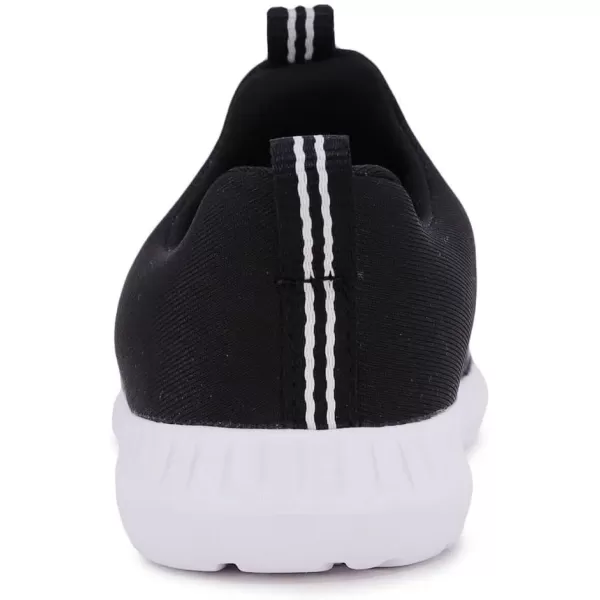 Nautica Girls SlipOn Sneaker  Athletic Running Kids Shoe for Walking Running Tennis and Sports ToddlerLittle KidBlack Rainbow