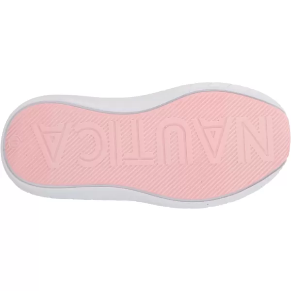 Nautica Girls SlipOn Sneaker  Athletic Running Kids Shoe for Walking Running Tennis and Sports ToddlerLittle KidPink Rainbow
