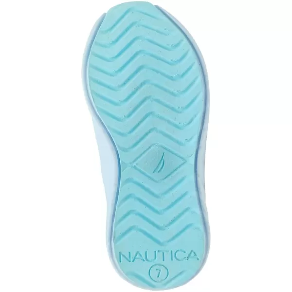 Nautica Girls SlipOn Sneaker  Athletic Running Kids Shoe for Walking Running Tennis and Sports ToddlerLittle KidTuvapink Blue Sponge