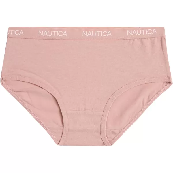 Nautica Girls Underwear  Stretch Cotton Briefs 10 PackGrey HeatherBluePinkNavyTaupe