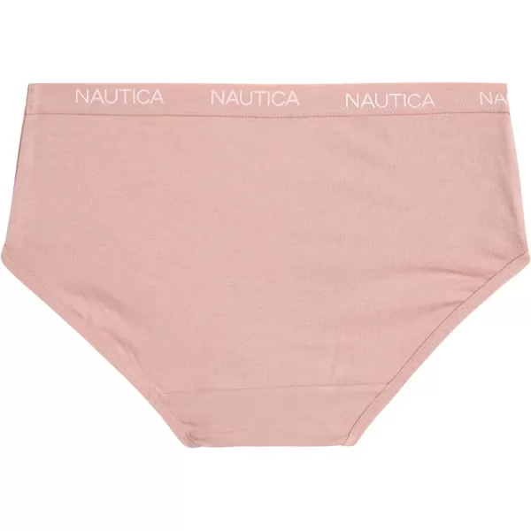 Nautica Girls Underwear  Stretch Cotton Briefs 10 PackGrey HeatherBluePinkNavyTaupe