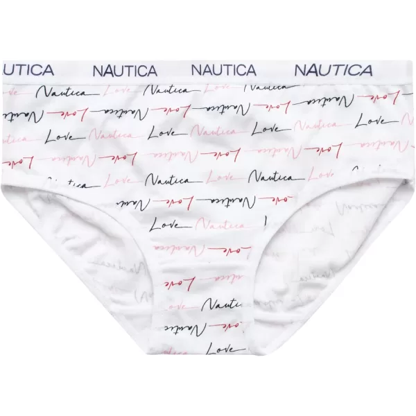 Nautica Girls Underwear  Stretch Cotton Briefs 10 PackNavyHeather GreyPink Stripe