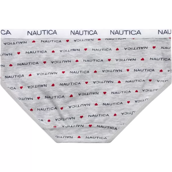 Nautica Girls Underwear  Stretch Cotton Briefs 10 PackNavyHeather GreyPink Stripe