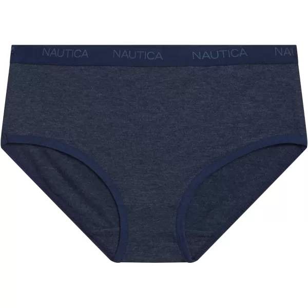 Nautica Girls Underwear  Stretch Cotton Briefs 10 PackPinkHibiscus FloralPowder PinkWhite Dawn FrostNavy Heather