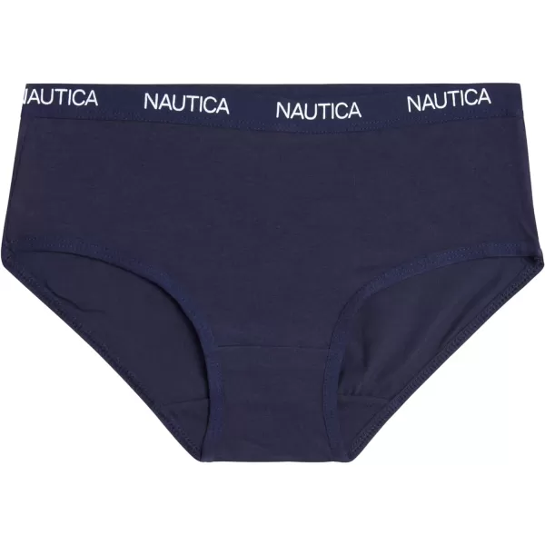 Nautica Girls Underwear  Stretch Cotton Briefs 5 PackHeather GreyIceTaupeNavy