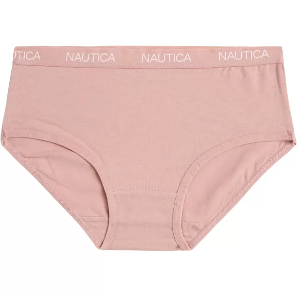 Nautica Girls Underwear  Stretch Cotton Briefs 5 PackHeather GreyIceTaupeNavy
