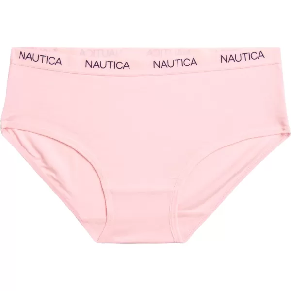 Nautica Girls Underwear  Stretch Cotton Briefs 5 PackPrintIceLight GreyStone