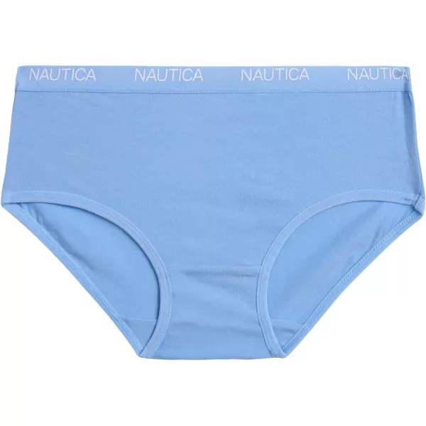 Nautica Girls Underwear  Stretch Cotton Briefs 5 PackPrintNavySerenity