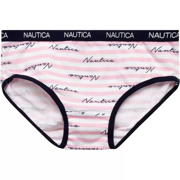 Nautica Girls Underwear  Stretch Cotton Briefs 5 PackStraw IceMedium Heather