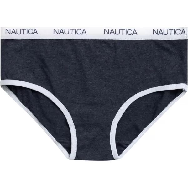 Nautica Girls Underwear  Stretch Cotton Briefs 5 PackStripesStraw Ice