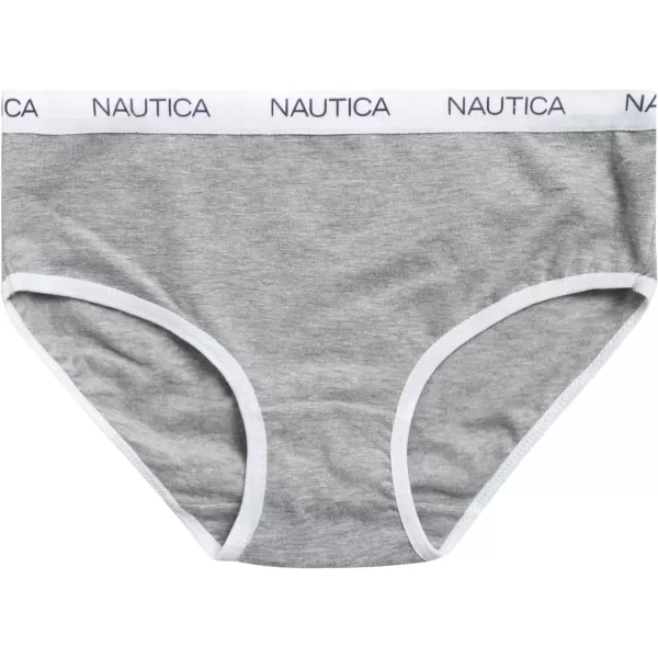 Nautica Girls Underwear  Stretch Cotton Briefs 5 PackStripesStraw Ice