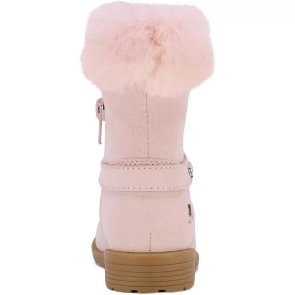 Nautica Girls Warm BootsCold Weather Fashion Booties With Sherpa Fur UpperCosima Big KidLittle KidToddlerLight Pink Tonal