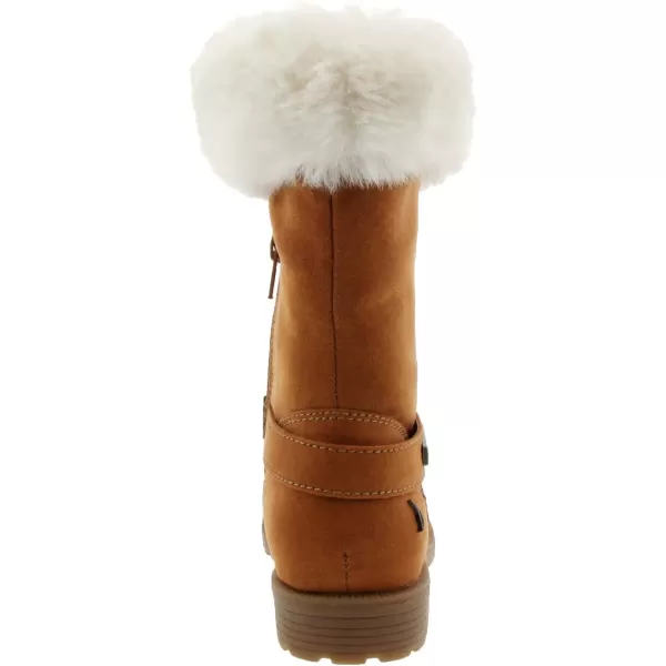 Nautica Girls Warm BootsCold Weather Fashion Booties With Sherpa Fur UpperCosima Big KidLittle KidToddlerWheat