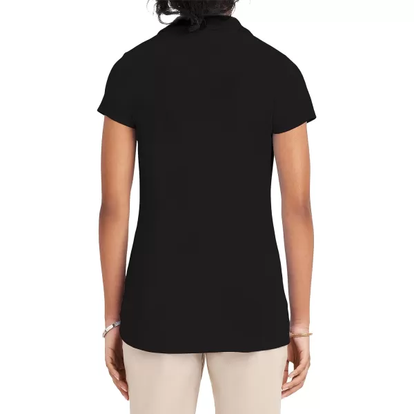 Nautica Juniors Uniform Short Sleeve Performance PoloBlack