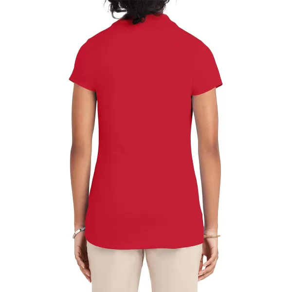 Nautica Juniors Uniform Short Sleeve Performance PoloRed