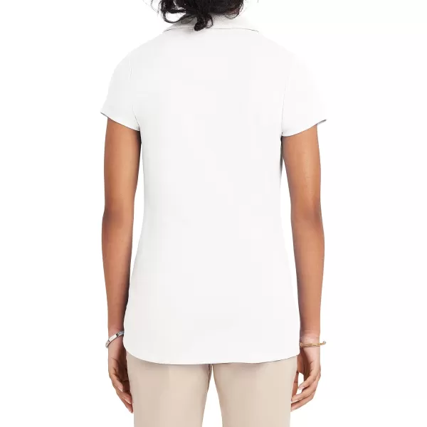 Nautica Juniors Uniform Short Sleeve Performance PoloWhite