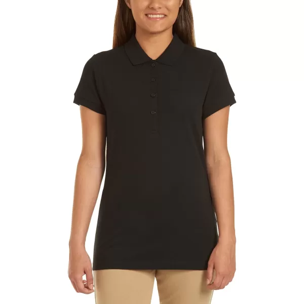 Nautica Juniors Uniform Short Sleeve Pique PoloBlack