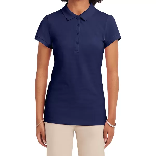 Nautica Juniors Uniform Short Sleeve Pique PoloNavy