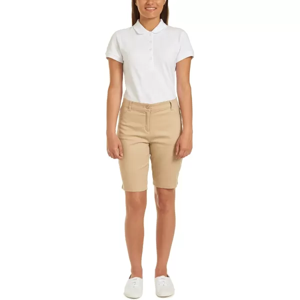 Nautica Juniors Uniform Stretch Bermuda ShortKhaki