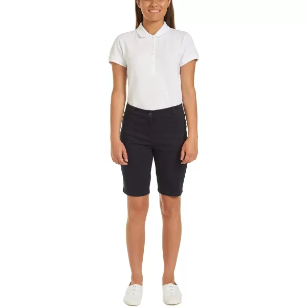 Nautica Juniors Uniform Stretch Bermuda ShortNavy