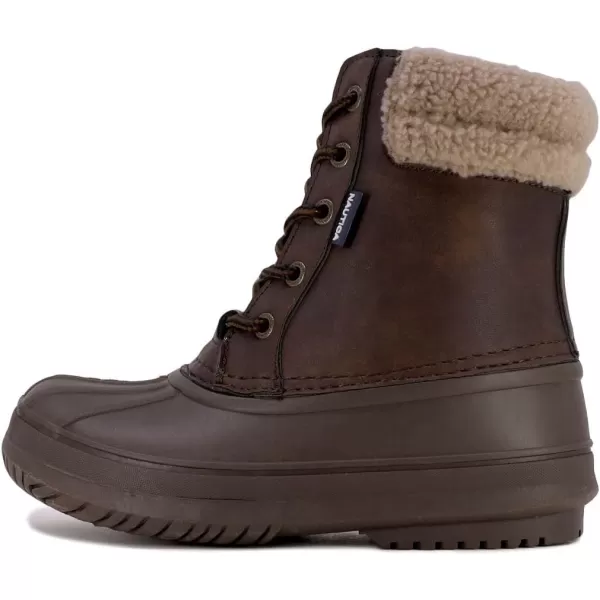 Nautica Kids Boys  Girls Duck Boots Kids Waterproof Rain Snow Boots Insulated Winter Boots ToddlerLittleBig KidBrowndanube