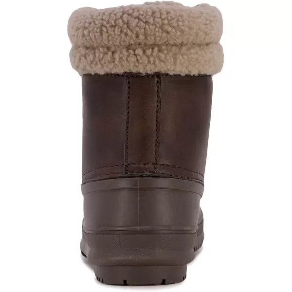 Nautica Kids Boys  Girls Duck Boots Kids Waterproof Rain Snow Boots Insulated Winter Boots ToddlerLittleBig KidBrowndanube