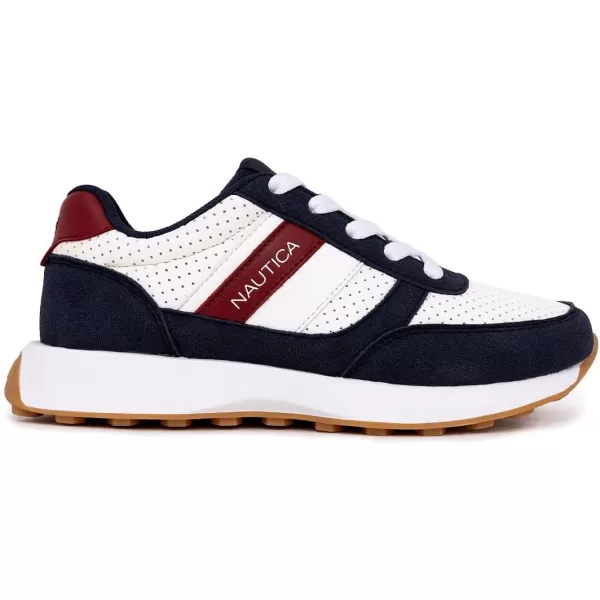 Nautica Kids Boys Casual LaceUp Fashion Sneakers Oxford Comfortable Walking Shoe Big Kid  Little Kid  ToddlerAmericana