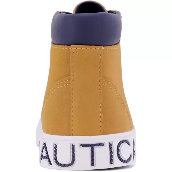 Nautica Kids Boys Dress Chukka Boot  HighTop Sneakers Youth Casual Bootie Little KidsBig KidsPalarhoney Navy Pop