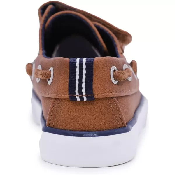 Nautica Kids Boys Loafers Casual One Strap Boat Shoes  ToddlerLittle KidTan Pebbledlittle River