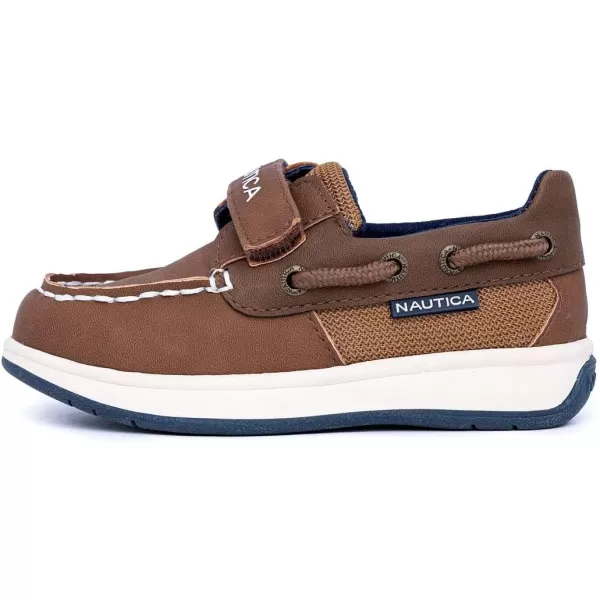 Nautica Kids Boys Loafers Casual One Strap Boat Shoes  ToddlerLittle KidTanwateree