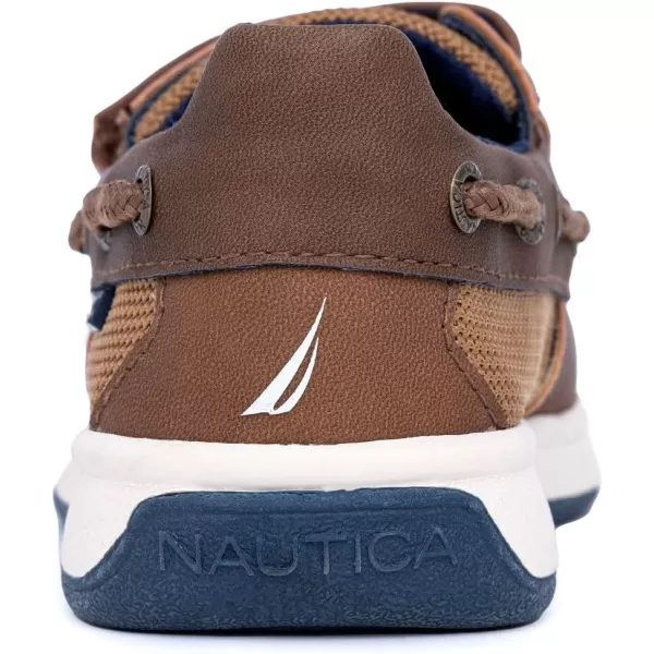 Nautica Kids Boys Loafers Casual One Strap Boat Shoes  ToddlerLittle KidTanwateree