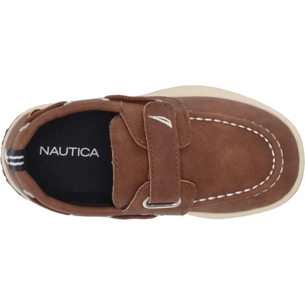 Nautica Kids Boys Loafers Casual One Strap Boat Shoes  ToddlerLittle KidTetontan Pebbled
