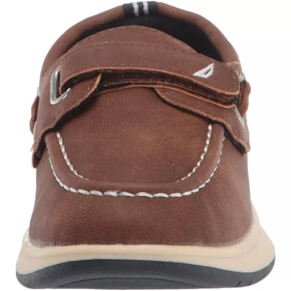 Nautica Kids Boys Loafers Casual One Strap Boat Shoes  ToddlerLittle KidTetontan Pebbled