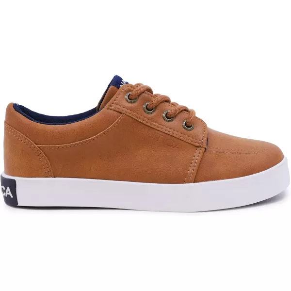 Nautica Kids Boys LowTop LaceUp Fashion Sneakers Stylish Dress Shoes for Youth  Ideal for Tennis and Walking Big KidLittle KidAriztan Smooth