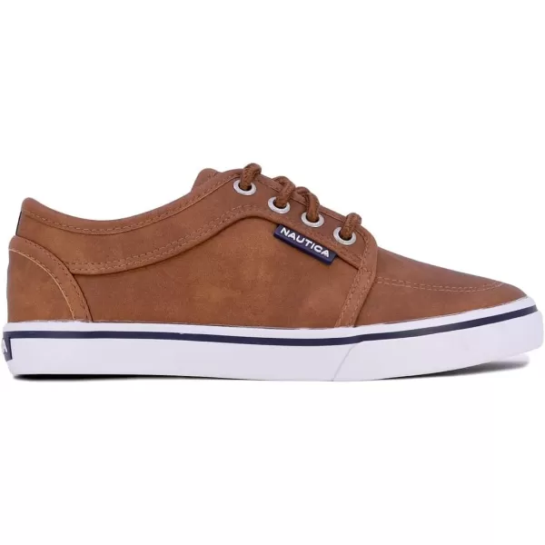 Nautica Kids Boys LowTop LaceUp Fashion Sneakers Stylish Dress Shoes for Youth  Ideal for Tennis and Walking Big KidLittle KidTanmoulouya