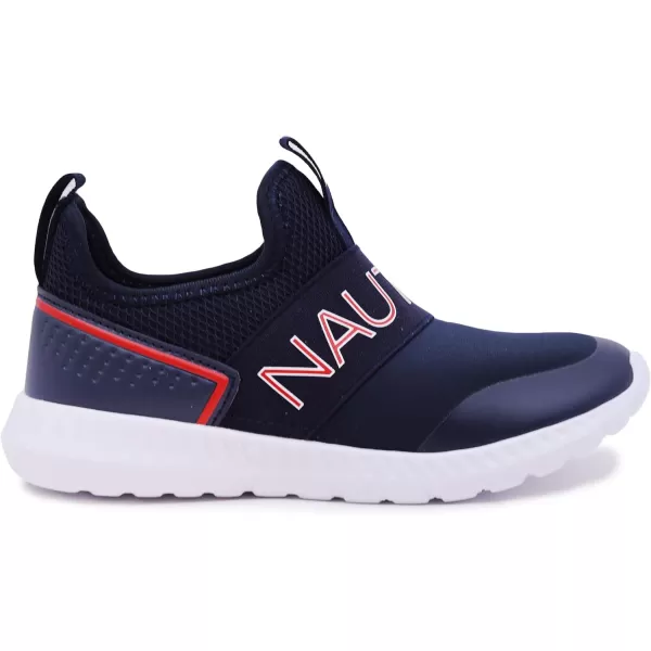 Nautica Kids Boys Youth Athletic Fashion Sneaker Running Shoe Slip On Little KidBig KidAloisnavyRed