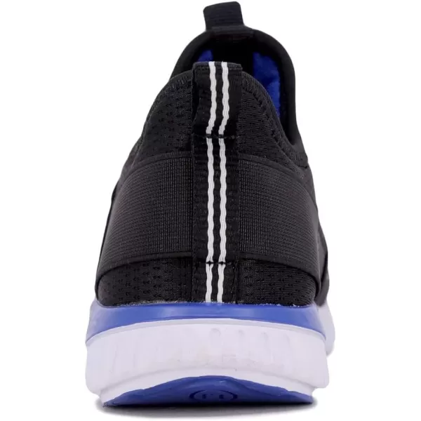 Nautica Kids Boys Youth Athletic Fashion Sneaker Running Shoe Slip On Little KidBig KidBlack White Logosloats