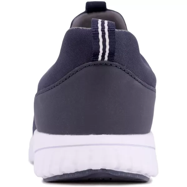 Nautica Kids Boys Youth Athletic Fashion Sneaker Running Shoe Slip On Little KidBig KidCanvey Outlinenavy White
