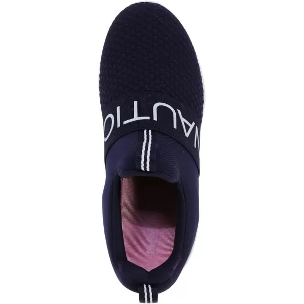 Nautica Kids Boys Youth Athletic Fashion Sneaker Running Shoe Slip On Little KidBig KidNavy Iridescent