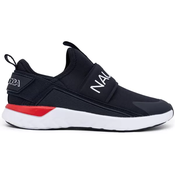 Nautica Kids Boys Youth Athletic Fashion Sneaker Running Shoe Slip On Little KidBig KidNavybolton