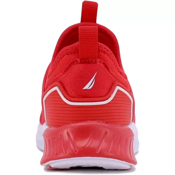 Nautica Kids Boys Youth Athletic Fashion Sneaker Running Shoe Slip On Little KidBig KidRed Whitecoaster