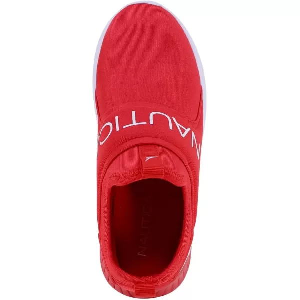 Nautica Kids Boys Youth Athletic Fashion Sneaker Running Shoe Slip On Little KidBig KidRed Whitecoaster